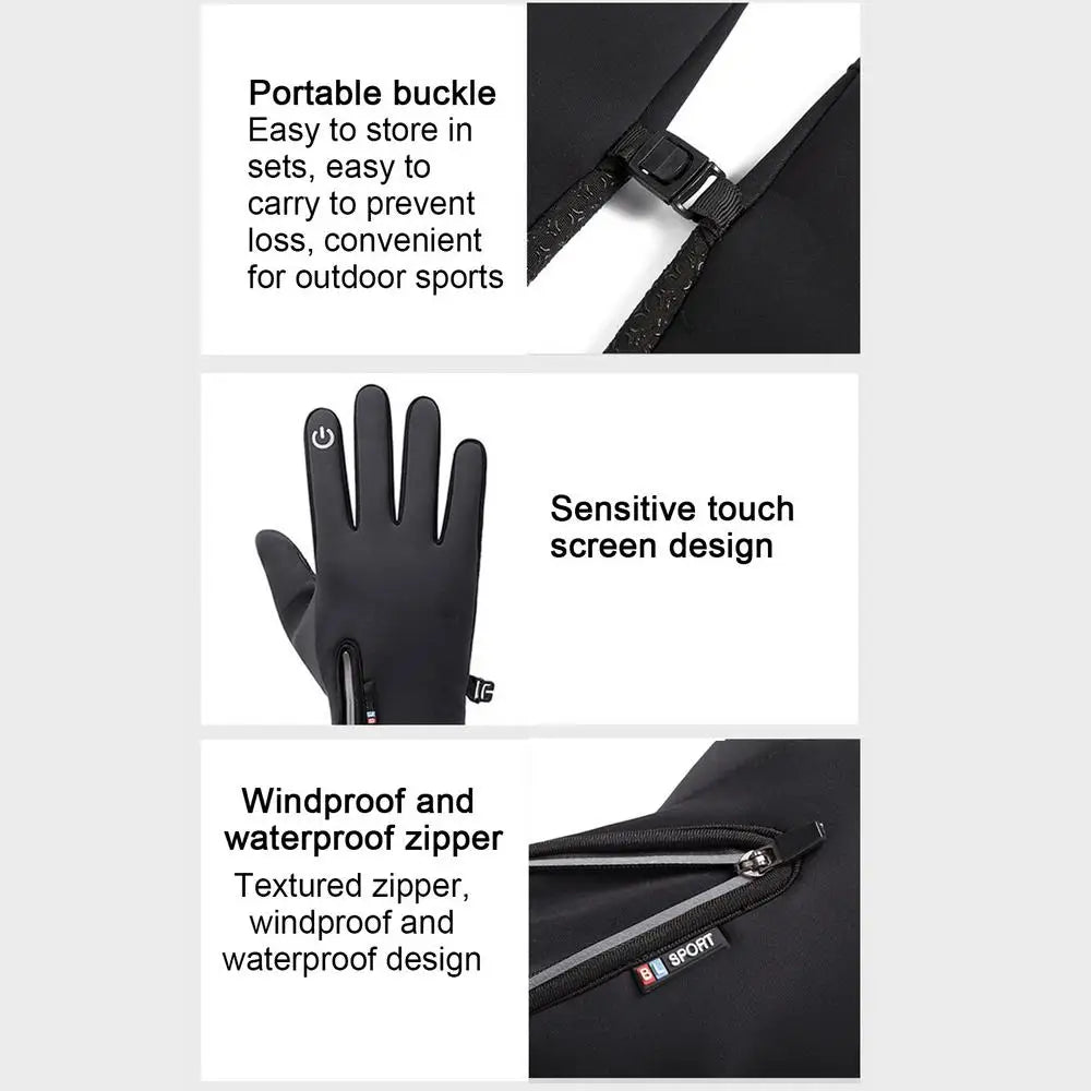 USB Rechargeable Heating Gloves Snowboard Gloves Touchscreen Winter Thermal Gloves Snow Mittens Snowboard Gloves For Ski Riding