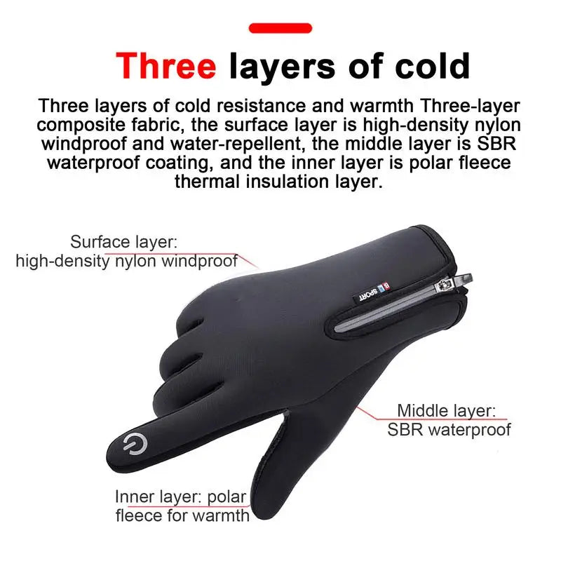 USB Rechargeable Heating Gloves Snowboard Gloves Touchscreen Winter Thermal Gloves Snow Mittens Snowboard Gloves For Ski Riding