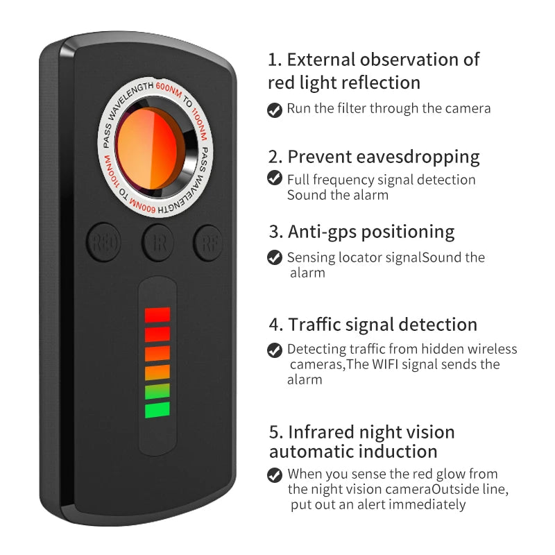 *Hidden Camera Detector Anti Spy Camera 30.00
