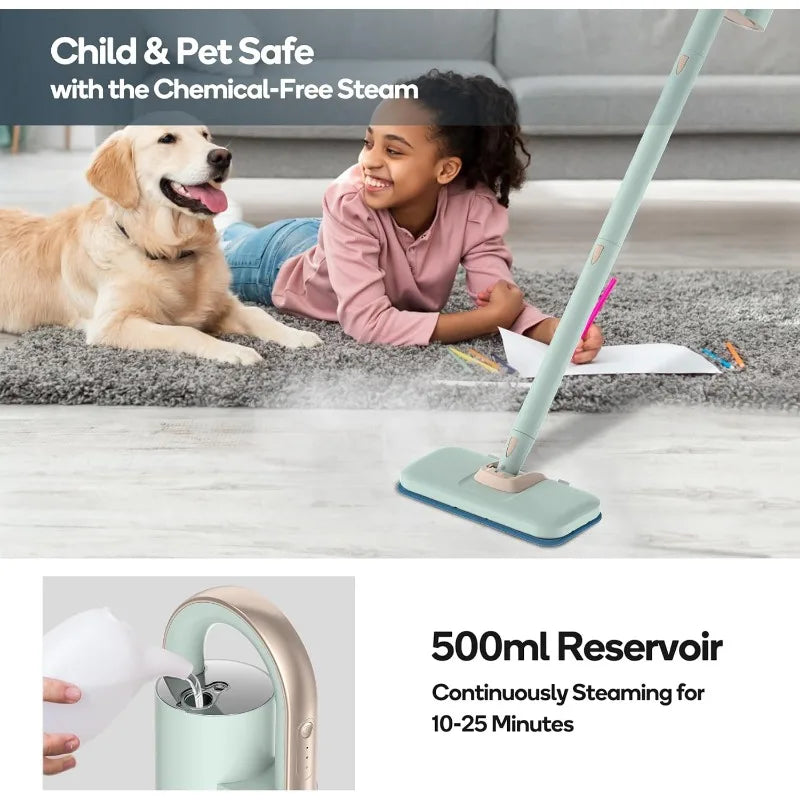 Newbealer Steam Mop & Detachable Handheld Cleaner