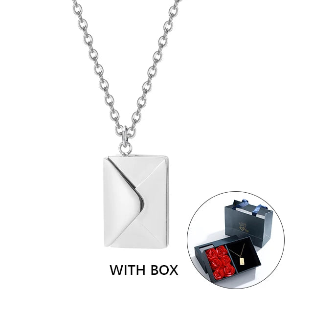 ! LOVE LETTER ENVELOP PENDANT SILVER 28.00