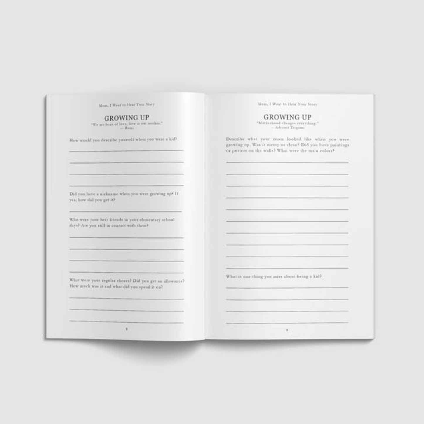 Mom's Legacy Journal
