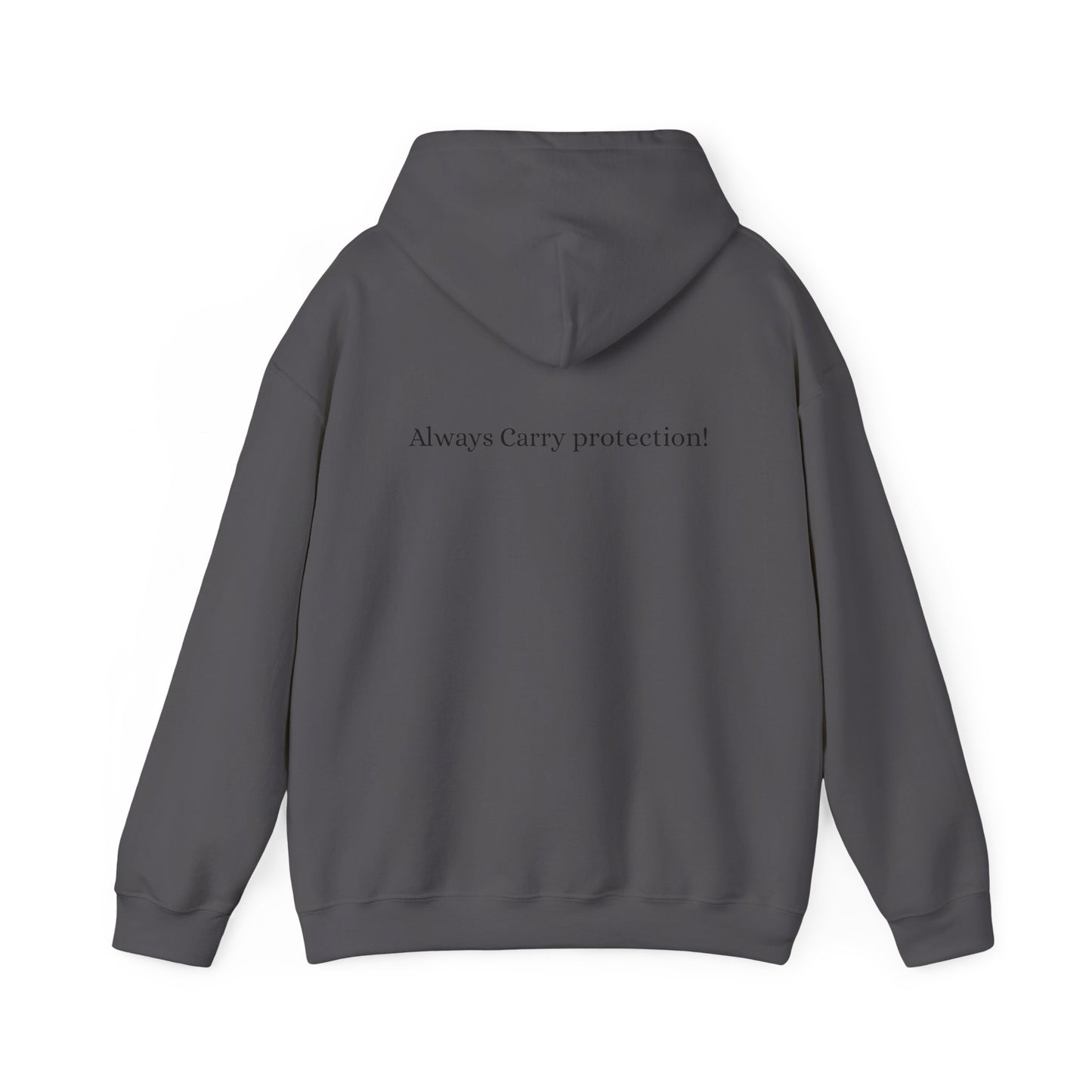 *Unisex Heavy Blend™ Hooded Sweatshirt Front and Back BLACK Print     38.00