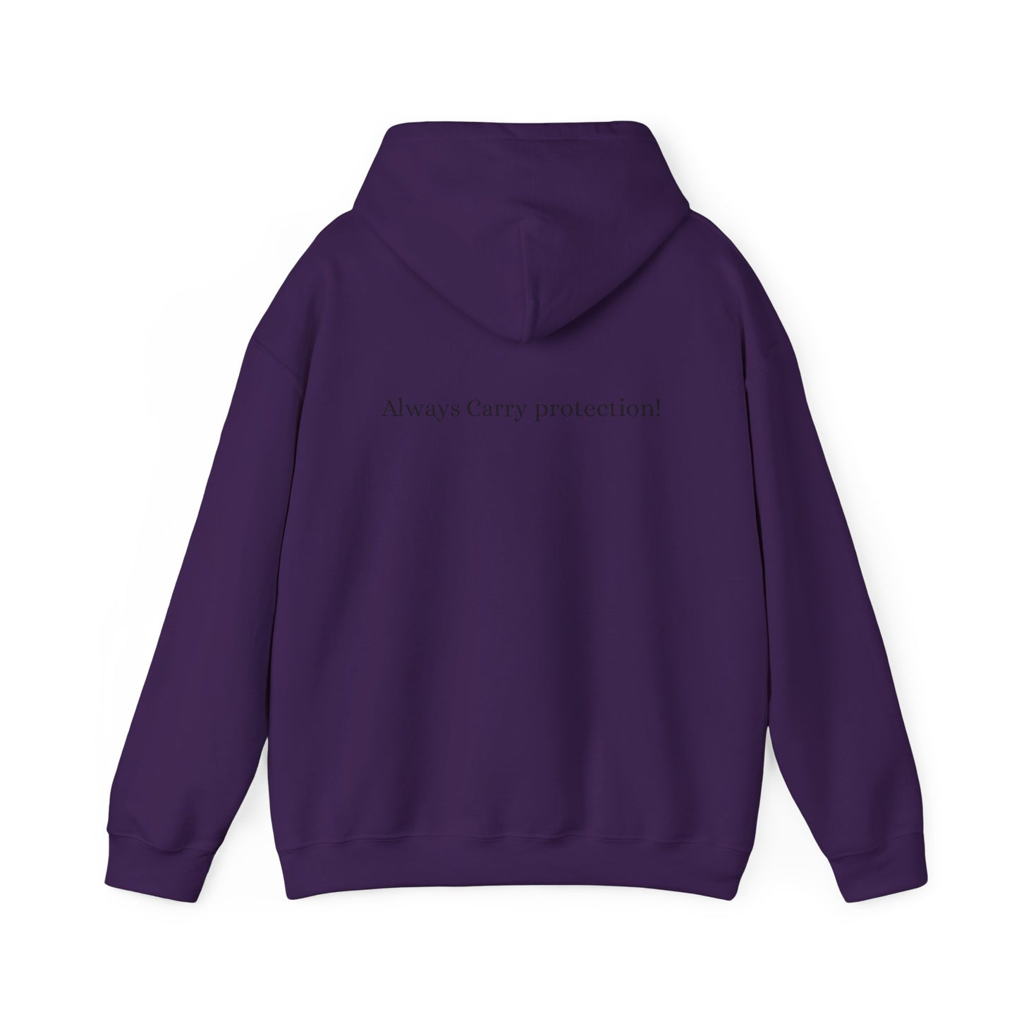 *Unisex Heavy Blend™ Hooded Sweatshirt Front and Back BLACK Print     38.00