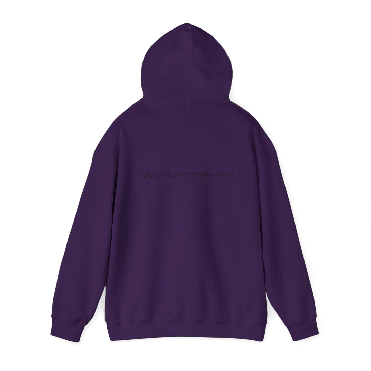 *Unisex Heavy Blend™ Hooded Sweatshirt Front and Back BLACK Print     38.00