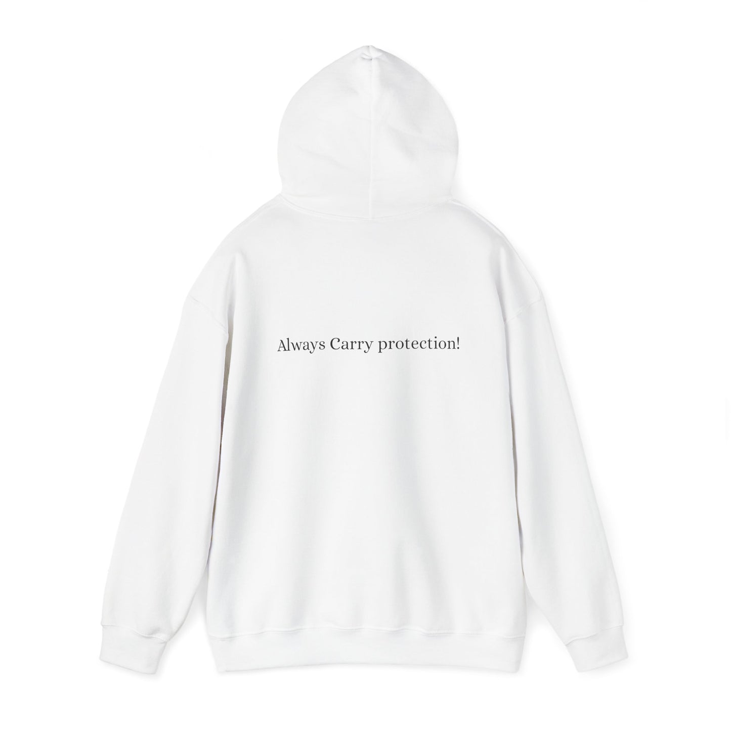 *Unisex Heavy Blend™ Hooded Sweatshirt Front and Back BLACK Print     38.00
