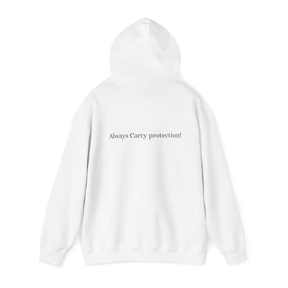 *Unisex Heavy Blend™ Hooded Sweatshirt Front and Back BLACK Print     38.00