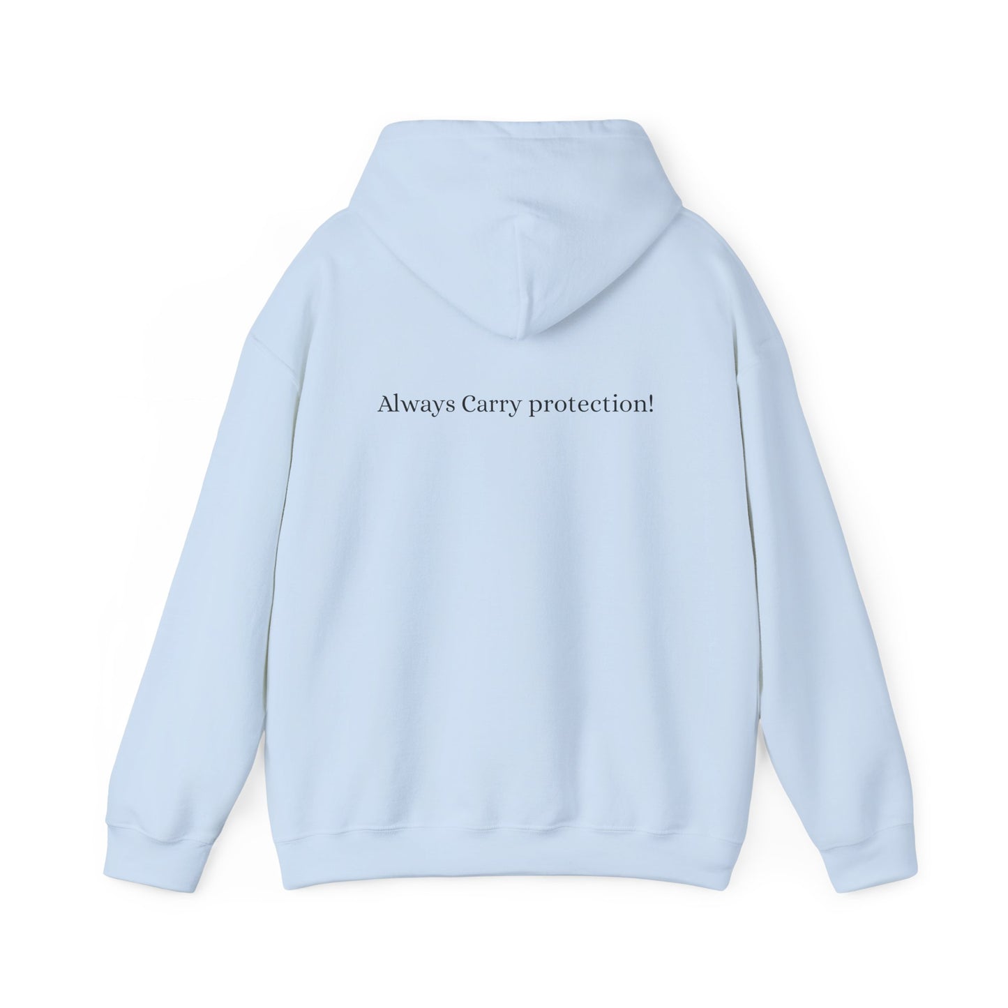 *Unisex Heavy Blend™ Hooded Sweatshirt Front and Back BLACK Print     38.00