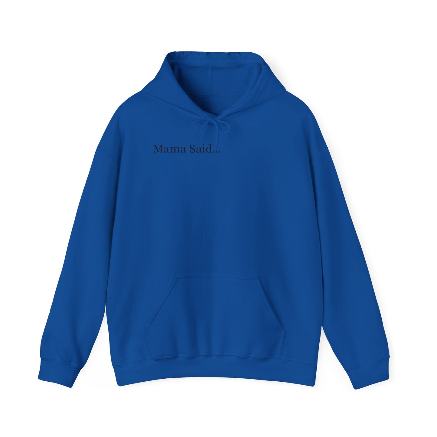 *Unisex Heavy Blend™ Hooded Sweatshirt Front and Back BLACK Print     38.00