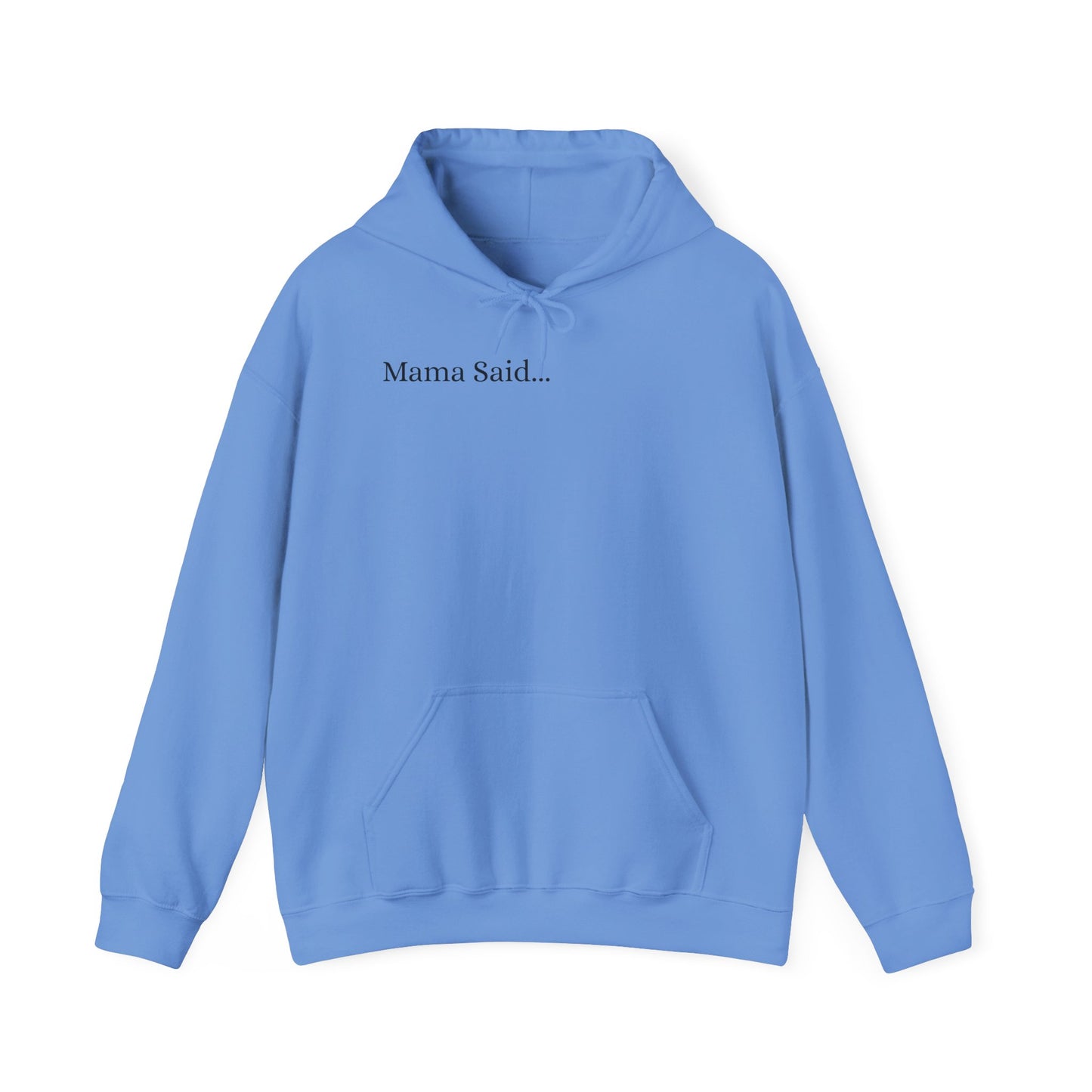 *Unisex Heavy Blend™ Hooded Sweatshirt Front and Back BLACK Print     38.00