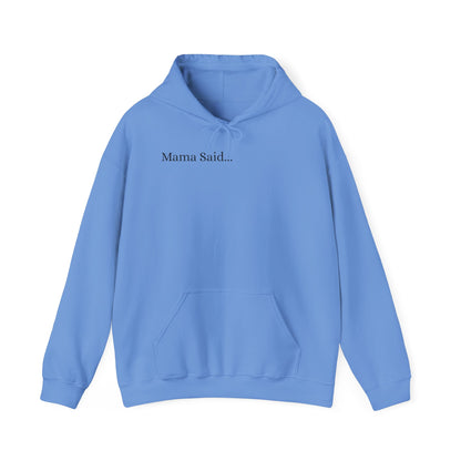 *Unisex Heavy Blend™ Hooded Sweatshirt Front and Back BLACK Print     38.00
