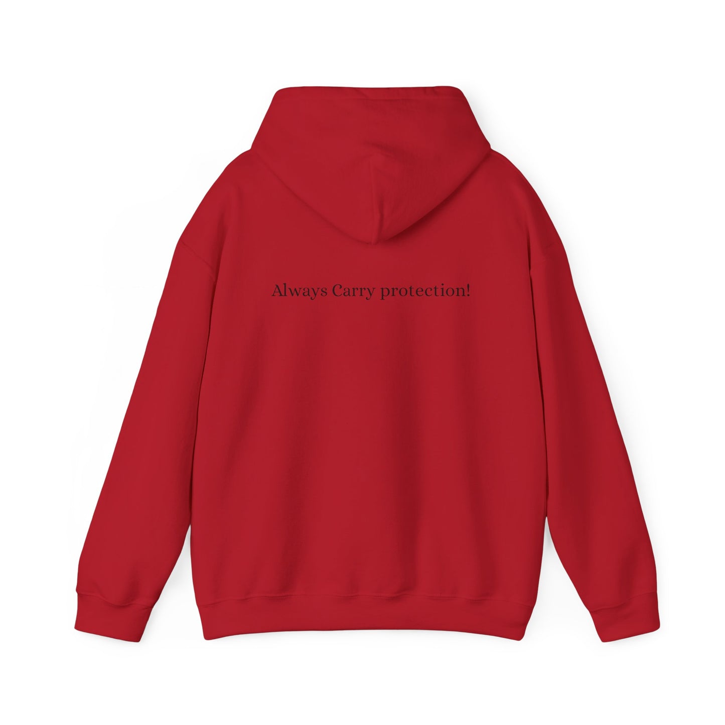 *Unisex Heavy Blend™ Hooded Sweatshirt Front and Back BLACK Print     38.00