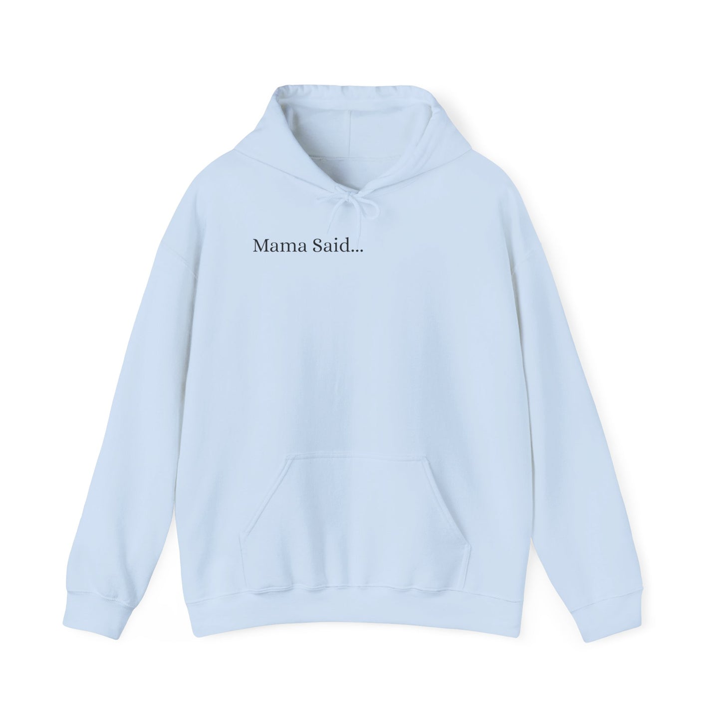 *Unisex Heavy Blend™ Hooded Sweatshirt Front and Back BLACK Print     38.00