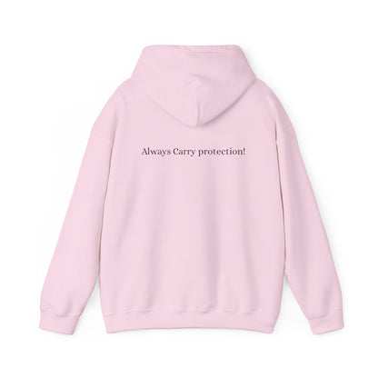 *Unisex Heavy Blend™ Hooded Sweatshirt Front and Back BLACK Print     38.00