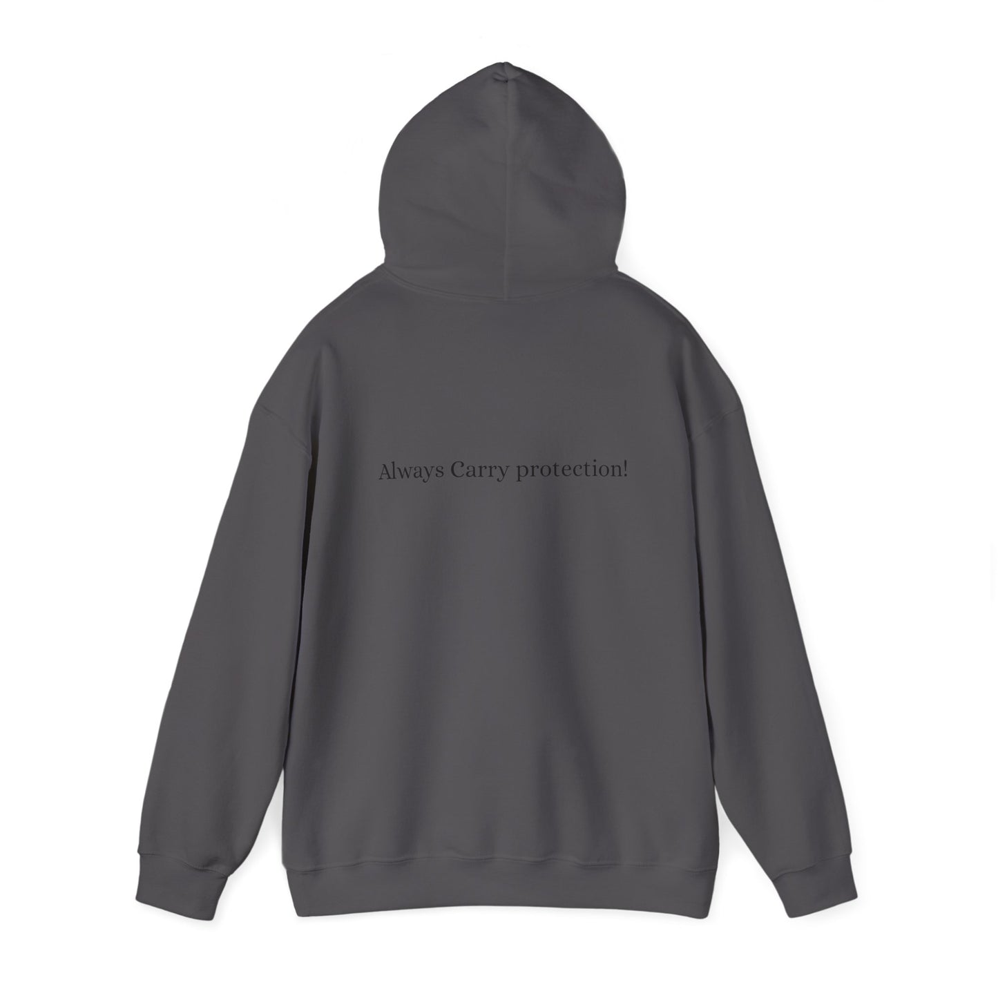 *Unisex Heavy Blend™ Hooded Sweatshirt Front and Back BLACK Print     38.00