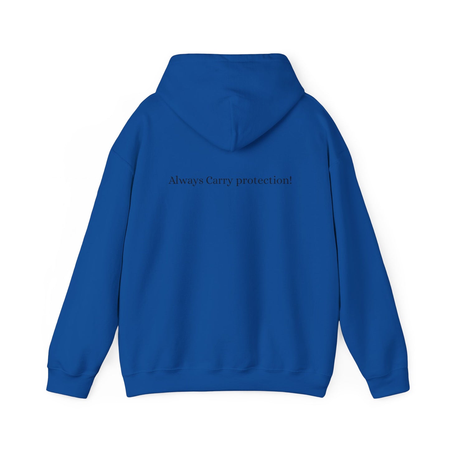 *Unisex Heavy Blend™ Hooded Sweatshirt Front and Back BLACK Print     38.00