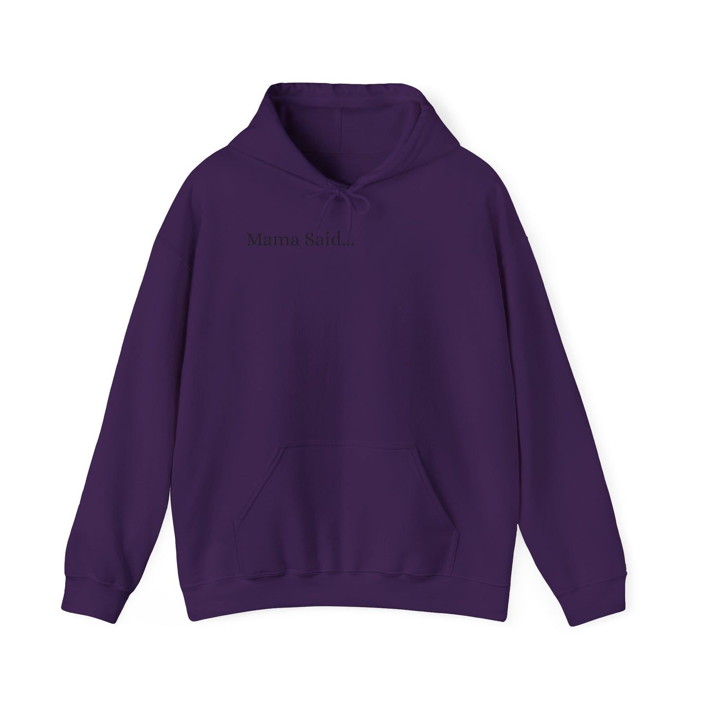 *Unisex Heavy Blend™ Hooded Sweatshirt Front and Back BLACK Print     38.00