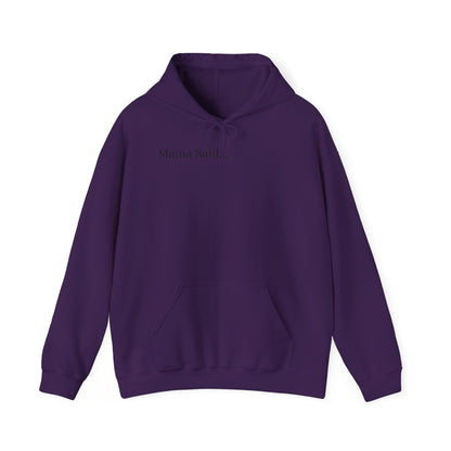 *Unisex Heavy Blend™ Hooded Sweatshirt Front and Back BLACK Print     38.00