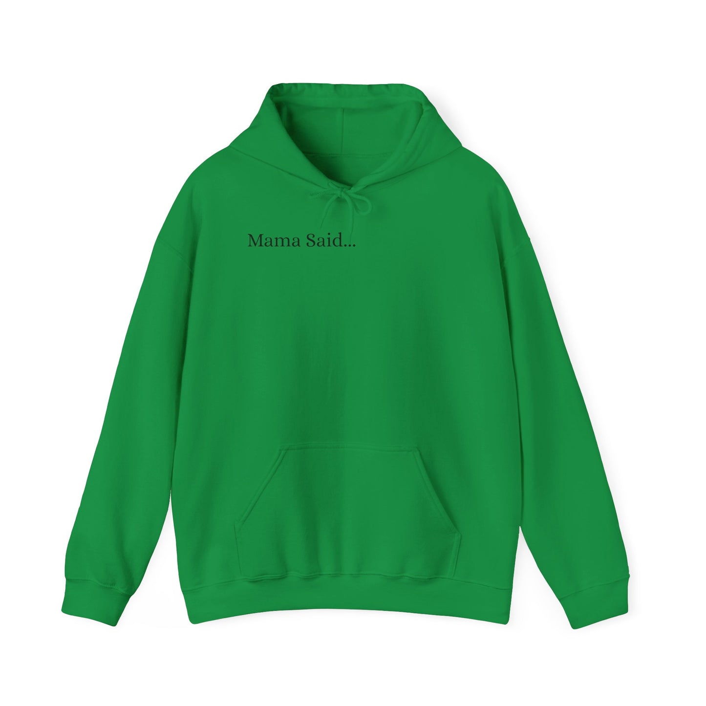 *Unisex Heavy Blend™ Hooded Sweatshirt Front and Back BLACK Print     38.00