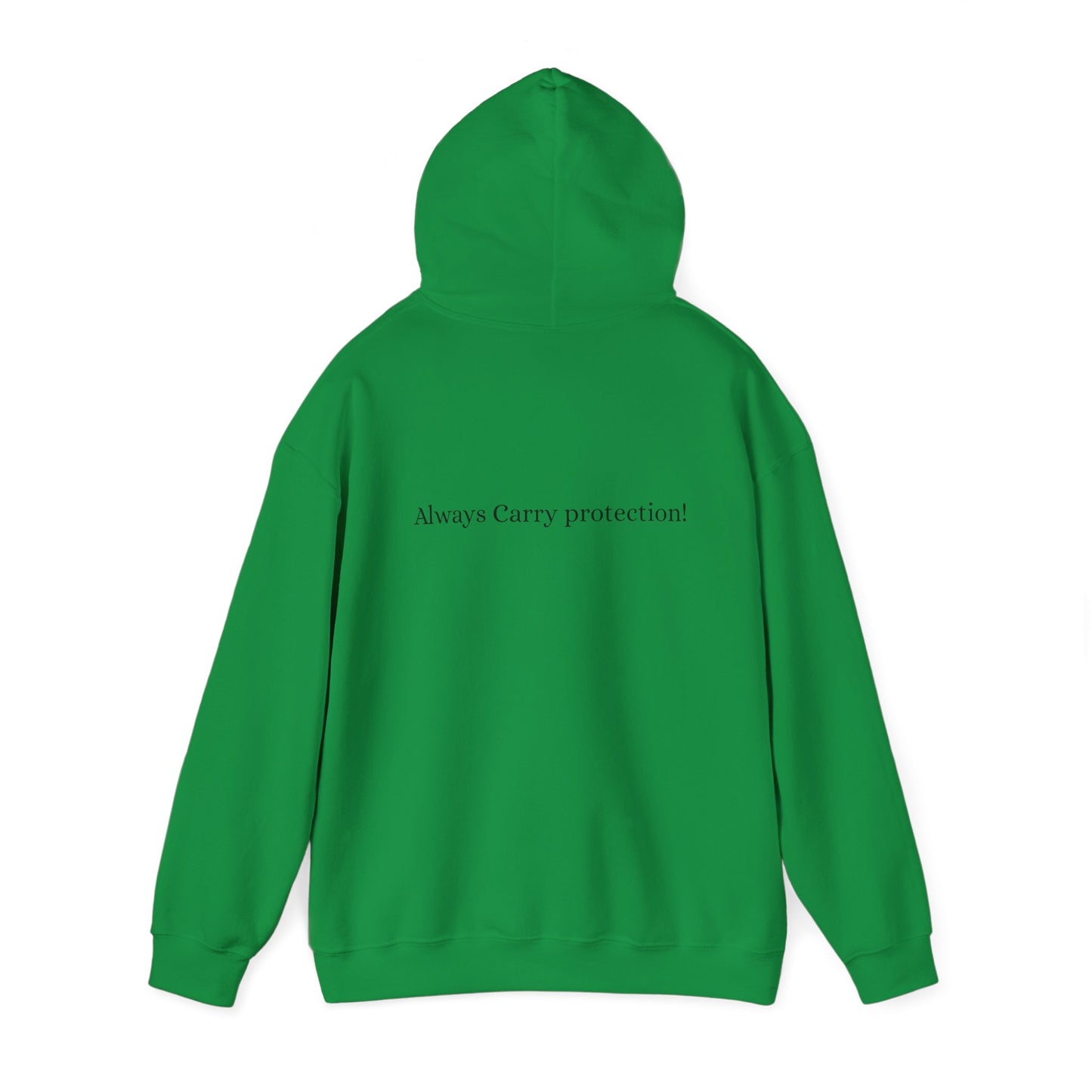 *Unisex Heavy Blend™ Hooded Sweatshirt Front and Back BLACK Print     38.00