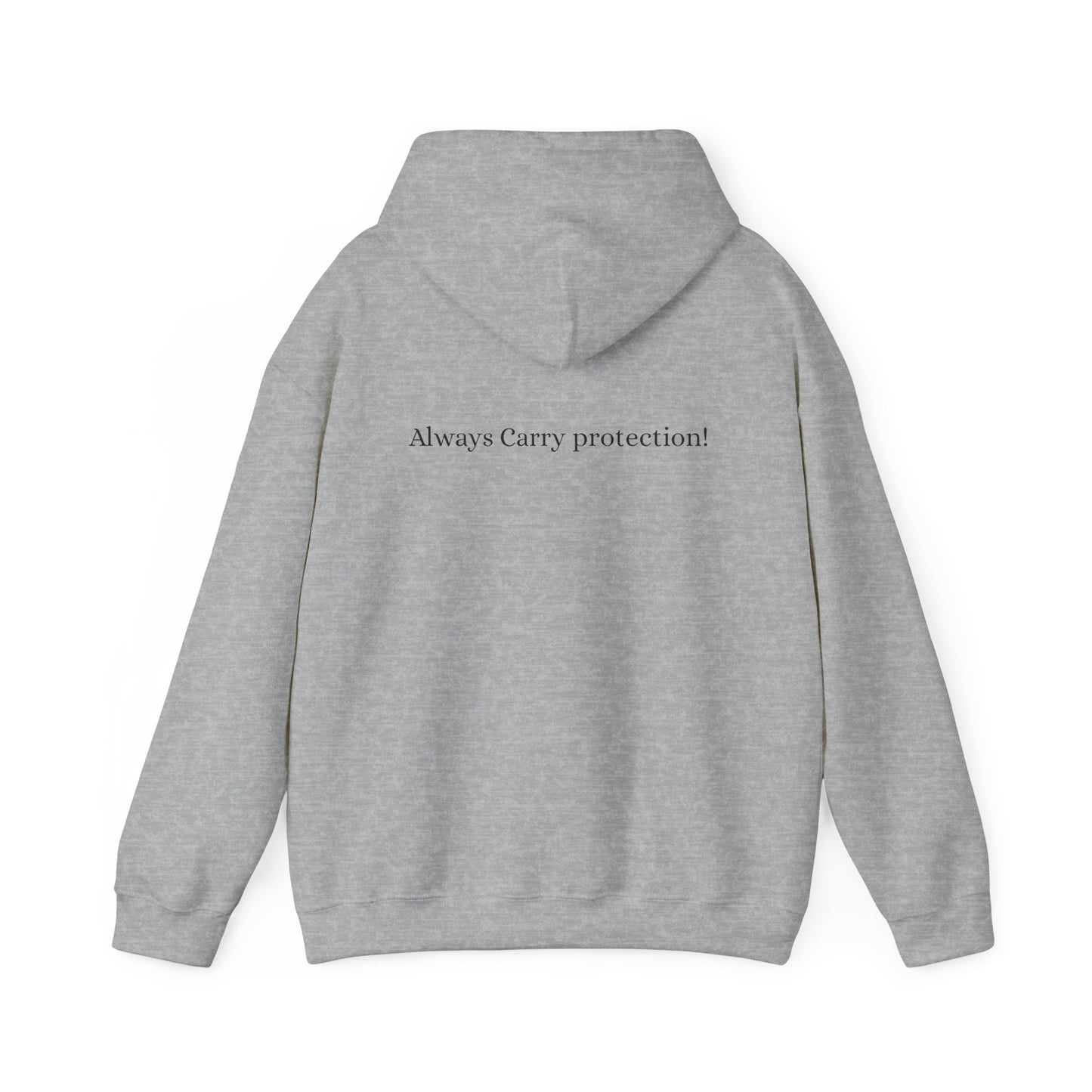 *Unisex Heavy Blend™ Hooded Sweatshirt Front and Back BLACK Print     38.00