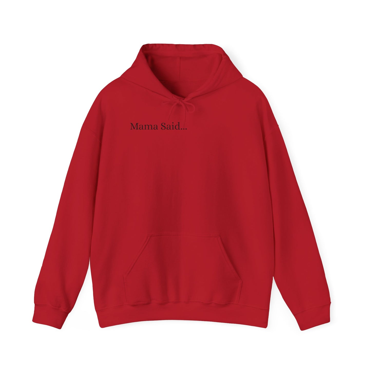 *Unisex Heavy Blend™ Hooded Sweatshirt Front and Back BLACK Print     38.00