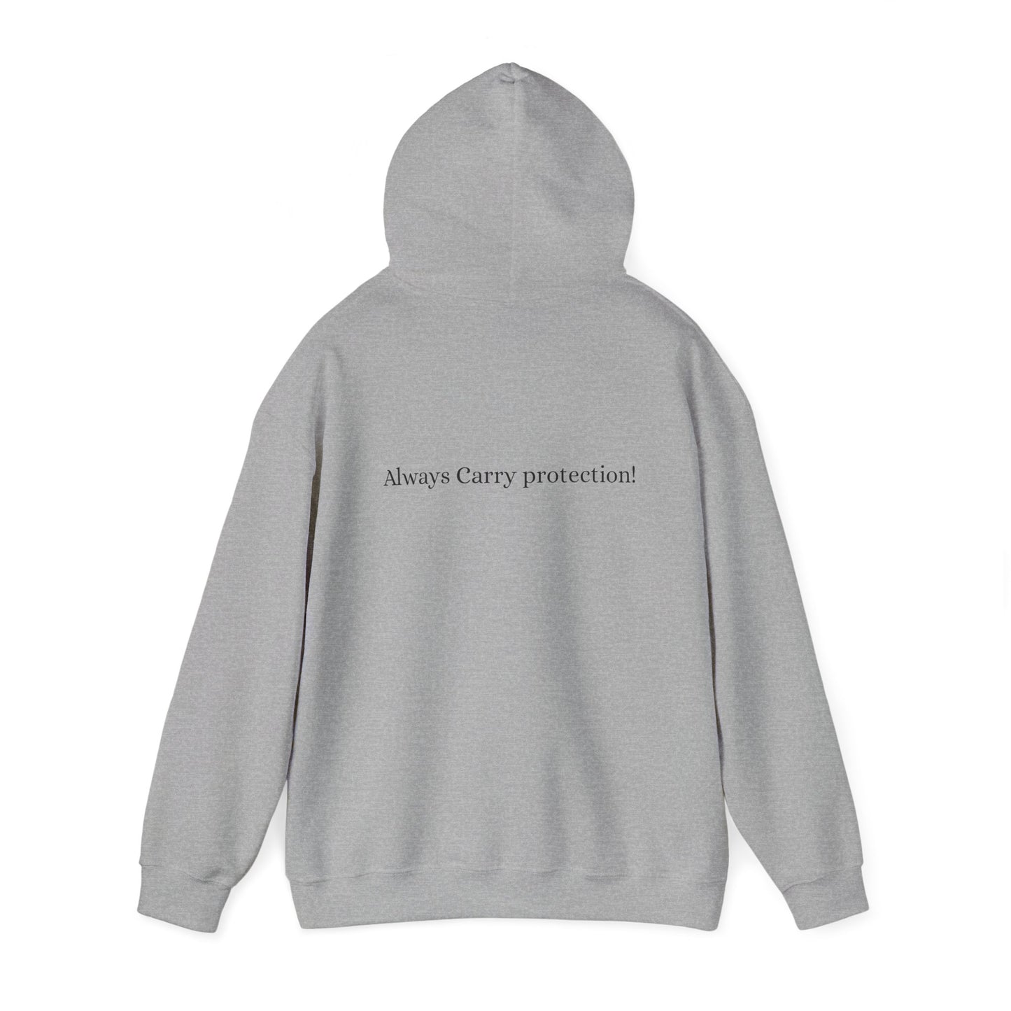 *Unisex Heavy Blend™ Hooded Sweatshirt Front and Back BLACK Print     38.00