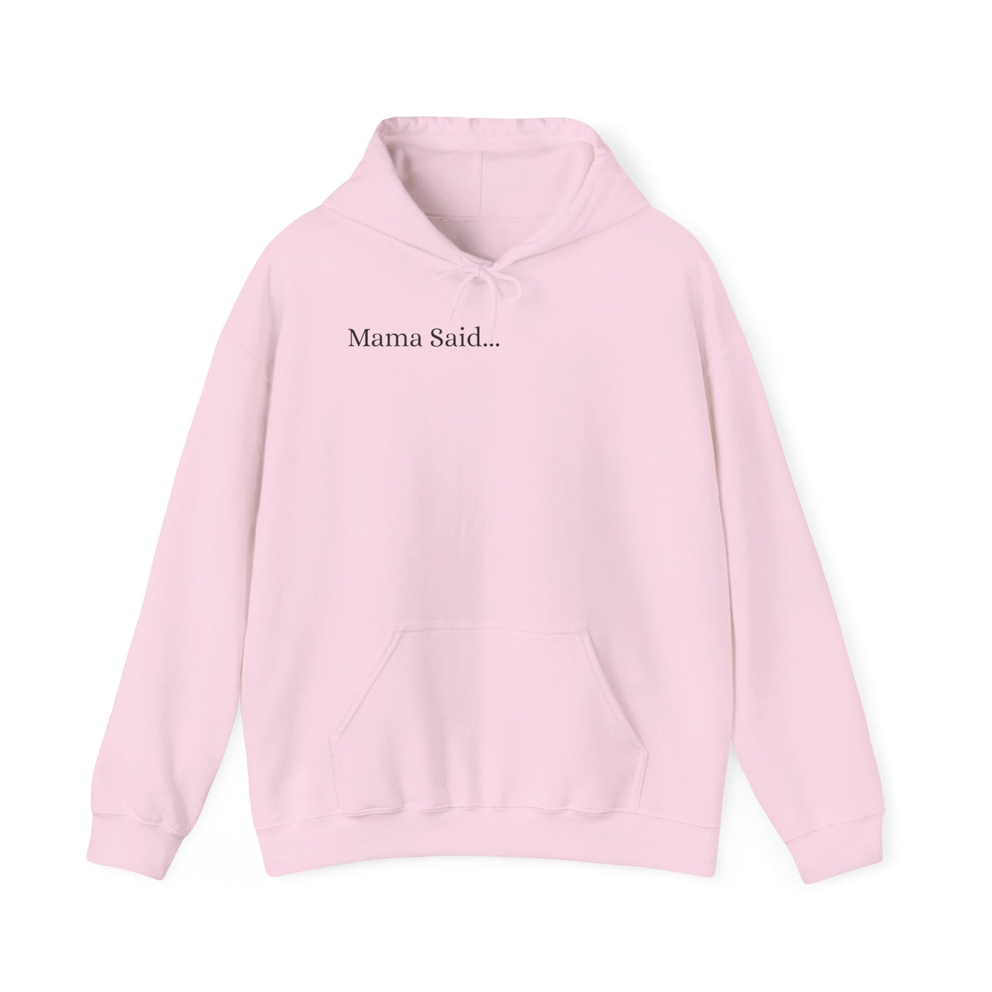 *Unisex Heavy Blend™ Hooded Sweatshirt Front and Back BLACK Print     38.00