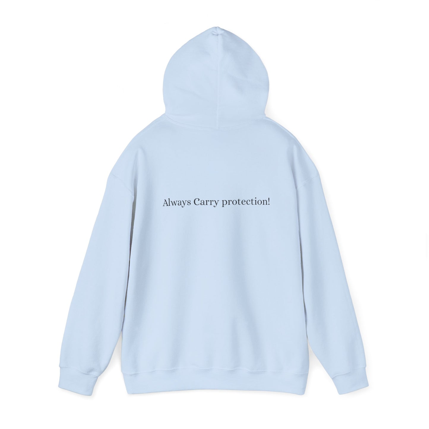 *Unisex Heavy Blend™ Hooded Sweatshirt Front and Back BLACK Print     38.00