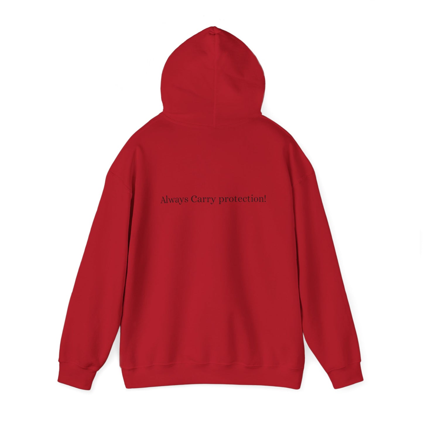 *Unisex Heavy Blend™ Hooded Sweatshirt Front and Back BLACK Print     38.00