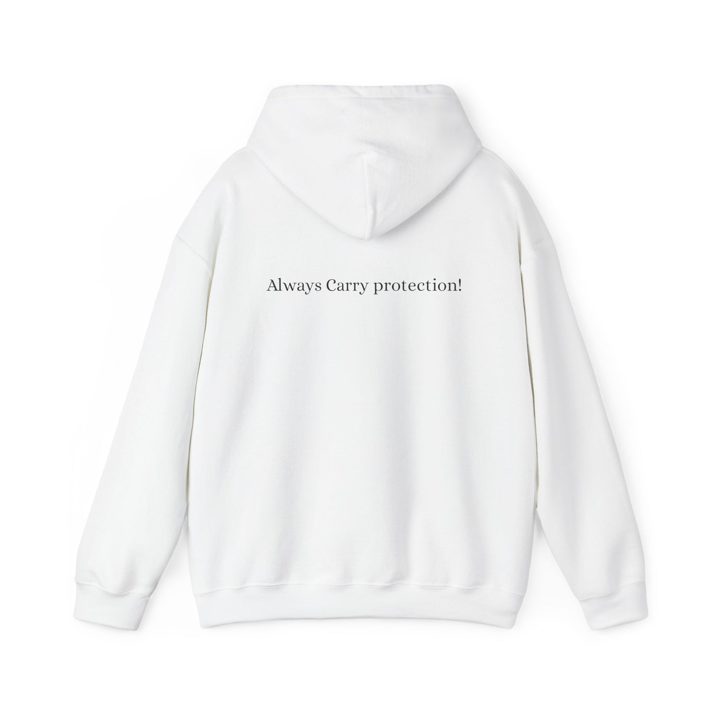 *Unisex Heavy Blend™ Hooded Sweatshirt Front and Back BLACK Print     38.00