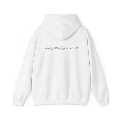 *Unisex Heavy Blend™ Hooded Sweatshirt Front and Back BLACK Print     38.00