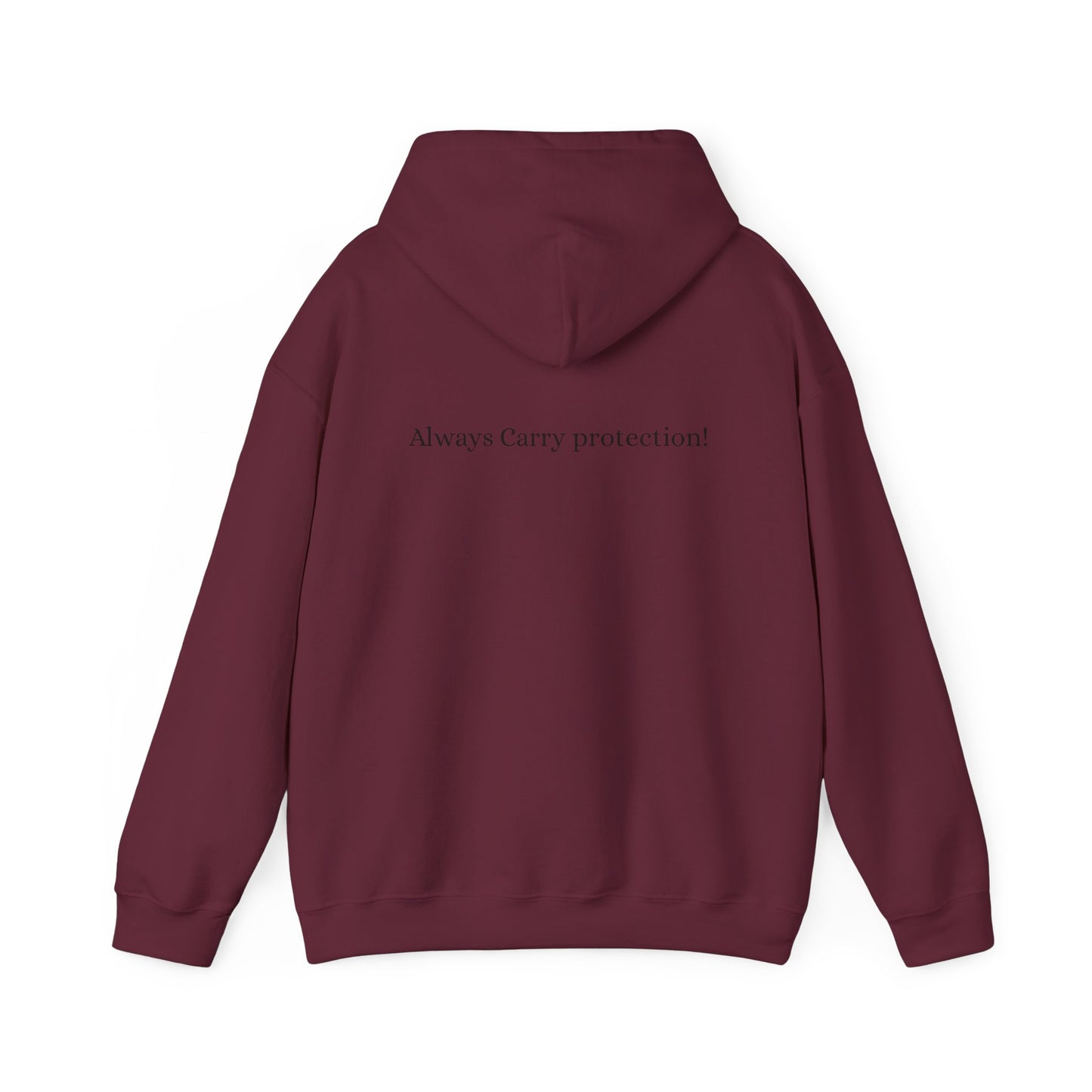 *Unisex Heavy Blend™ Hooded Sweatshirt Front and Back BLACK Print     38.00