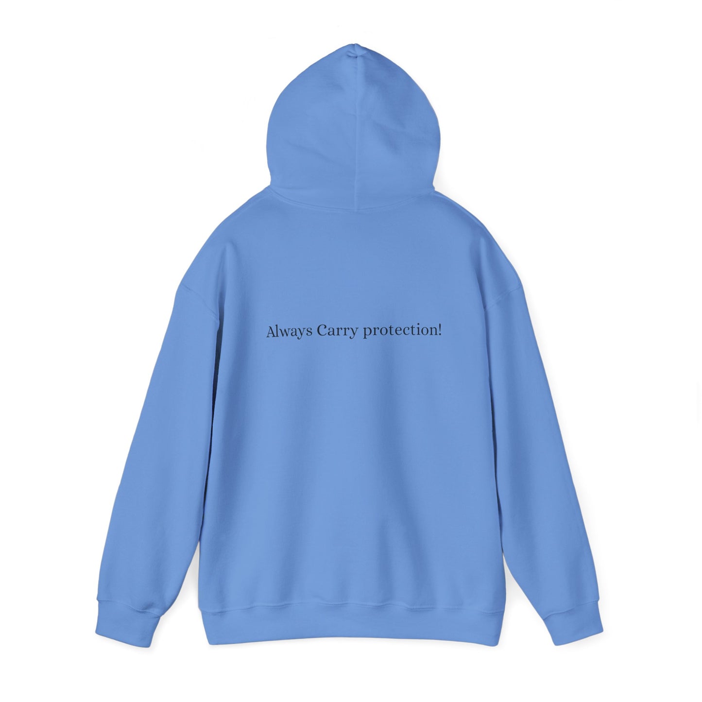 *Unisex Heavy Blend™ Hooded Sweatshirt Front and Back BLACK Print     38.00
