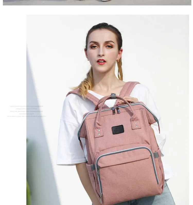 Mummy Large Capacity Backpack Bag Mom Bag Multi-function Waterproof Outdoor Travel Diaper Bags For Baby Care