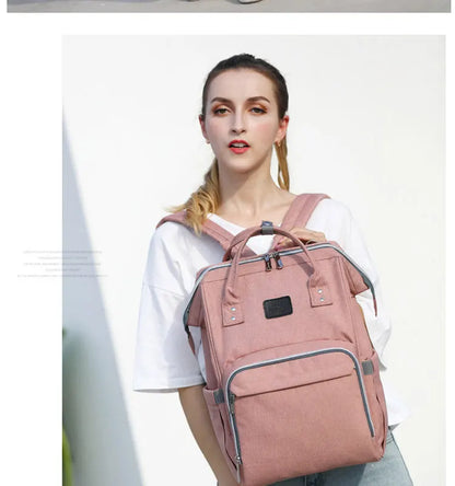 Mummy Large Capacity Backpack Bag Mom Bag Multi-function Waterproof Outdoor Travel Diaper Bags For Baby Care