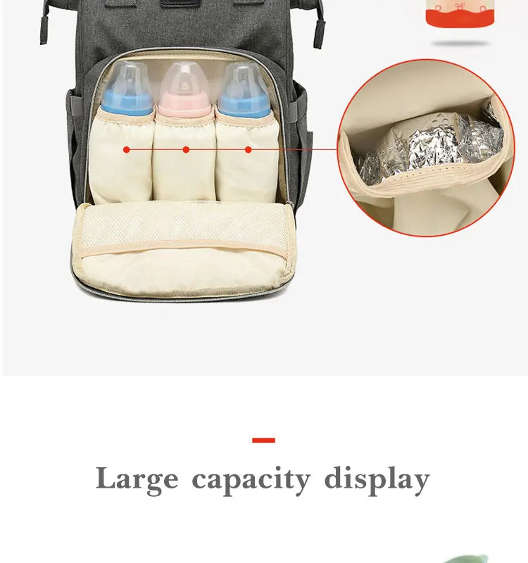 Mummy Large Capacity Backpack Bag Mom Bag Multi-function Waterproof Outdoor Travel Diaper Bags For Baby Care