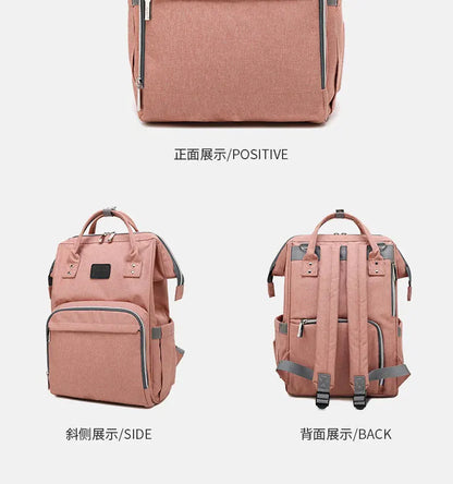 Mummy Large Capacity Backpack Bag Mom Bag Multi-function Waterproof Outdoor Travel Diaper Bags For Baby Care
