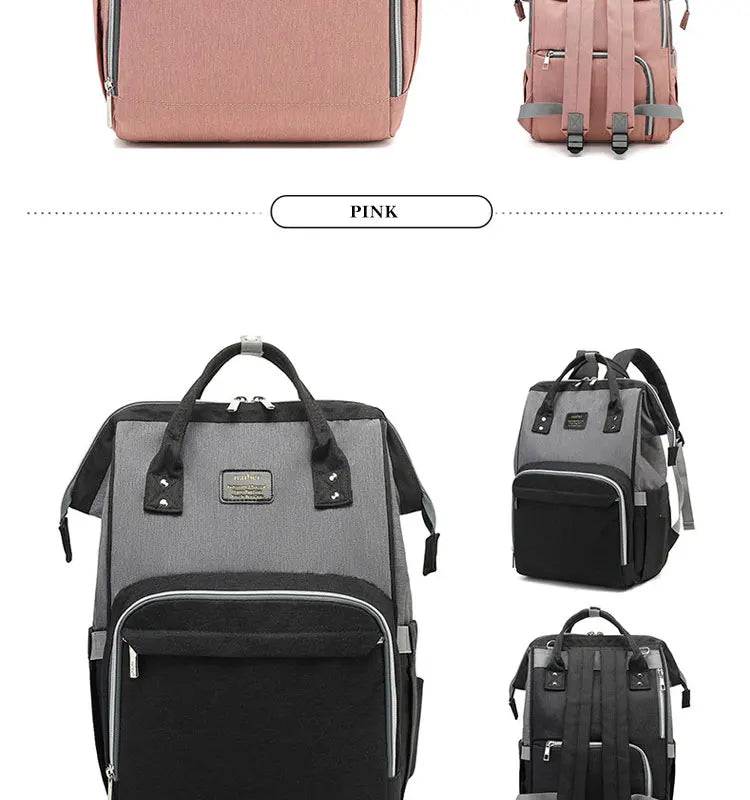 Mummy Large Capacity Backpack Bag Mom Bag Multi-function Waterproof Outdoor Travel Diaper Bags For Baby Care