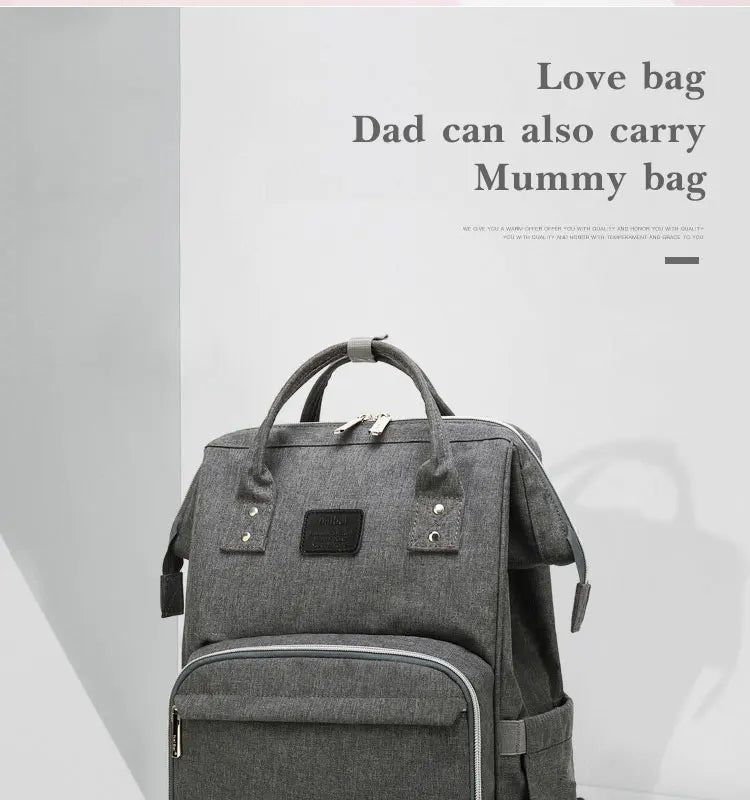 Mummy Large Capacity Backpack Bag Mom Bag Multi-function Waterproof Outdoor Travel Diaper Bags For Baby Care