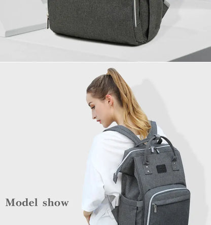 Mummy Large Capacity Backpack Bag Mom Bag Multi-function Waterproof Outdoor Travel Diaper Bags For Baby Care