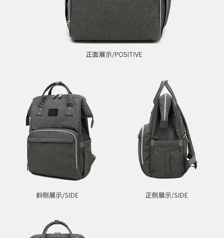 Mummy Large Capacity Backpack Bag Mom Bag Multi-function Waterproof Outdoor Travel Diaper Bags For Baby Care