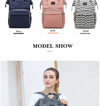 Mummy Large Capacity Backpack Bag Mom Bag Multi-function Waterproof Outdoor Travel Diaper Bags For Baby Care