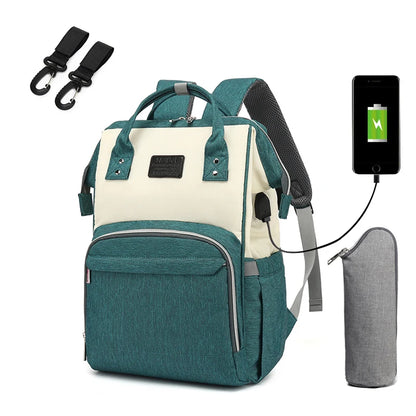Mummy Large Capacity Backpack Bag Mom Bag Multi-function Waterproof Outdoor Travel Diaper Bags For Baby Care