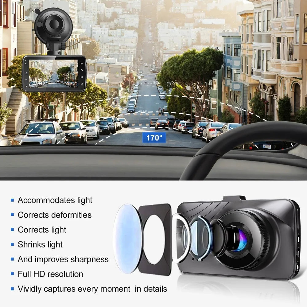 **KQQ 2K Dash Cam Front and Rear Camera   80.00