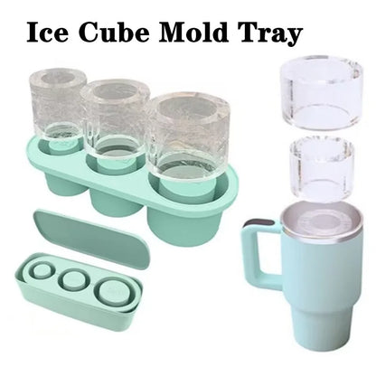 3-Grid Ice Cube Tray For Stanley 30/40 Oz Tumbler