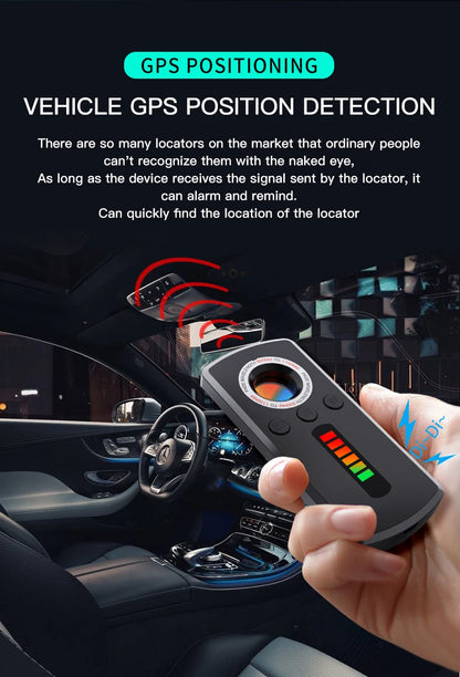 Hidden Camera Detector Anti Spy Gadget Professional Spy things Wireless Signal Infrared Camera Car GPS Bug Mini Search Devices   30.00