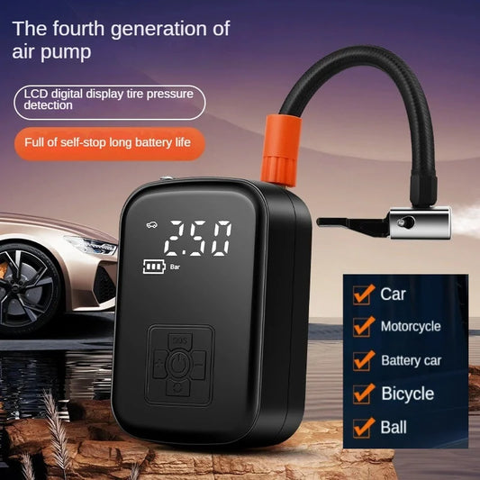 Wireless car air compressor