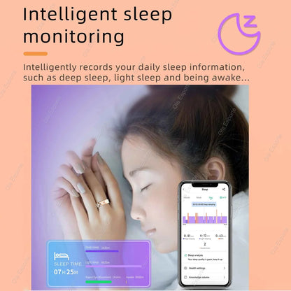 2024 Smart Ring For Men Women Heart Rate Blood Oxygen Monitoring Multi Sports Modes IP68 Waterproof Smart Rings For girl gifts