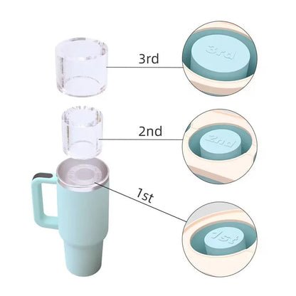 3-Grid Ice Cube Tray For Stanley 30/40 Oz Tumbler